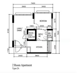 Blk 222A Matilda Edge (Punggol), HDB 2 Rooms #594311201